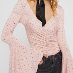 Free people polkadot top